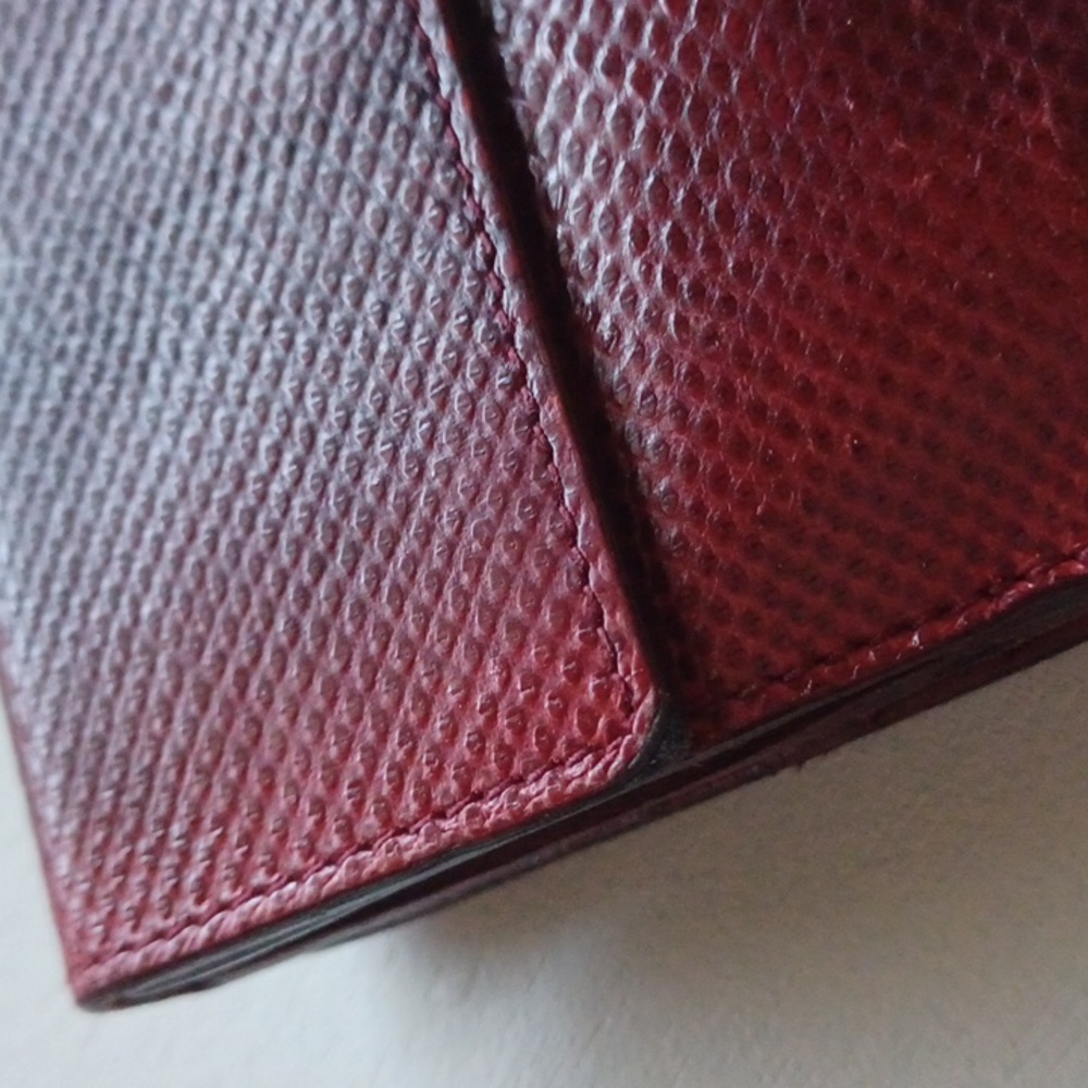 Vintage Gucci Red Compact Exotic Leather Wallet - Picture 12 of 17